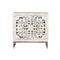 Dientafel Alexandra House Living Wit Grijs Ijzer Mangohout 80 x 81 x 35 cm