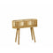 Bloempot met standaard Alexandra House Living Bruin Bamboe Rotan 22 x 59 x 68 cm