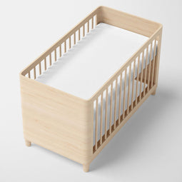 Verstelbaar onderlaken HappyFriday BASIC KIDS Wit 15 x 2 x 38 cm 60 x 120 x 14 cm
