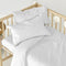 Verstelbaar onderlaken HappyFriday BASIC KIDS Wit 15 x 2 x 38 cm 60 x 120 x 14 cm
