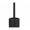 Toiletborstel Alexandra House Living Zwart Roestvrij staal Polyresin 9 x 40 x 9 cm