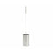 Toiletborstel Alexandra House Living Zilverkleurig Roestvrij staal 9 x 52 x 9 cm