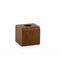 Doos voor doekjes Alexandra House Living Walnoot 12 x 12 x 12 cm