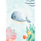Blad Crochetts 33 x 43 x 2 cm Kinderen Walvis Oceaan