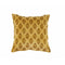 Kussen Alexandra House Living SUNFLOWER Mosterd Fluweel 45 x 10 x 45 cm