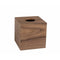 Doos voor doekjes Alexandra House Living Walnoot 12 x 12 x 12 cm