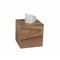 Doos voor doekjes Alexandra House Living Walnoot 12 x 12 x 12 cm