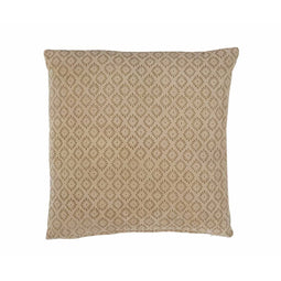 Kussen Alexandra House Living Lotus Bruin Fluweel 50 x 1 x 50 cm