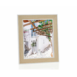 Fotolijsten Alexandra House Living Wit Beige Papier Hout MDF 13 x 18 cm 1 x 24 x 18 cm
