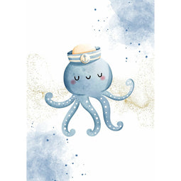 Blad Crochetts 33 x 43 x 2 cm Kinderen Octopus