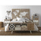 Hoofdbord Alexandra House Living Natuurlijk 165 x 100 x 4 cm Wereldkaart