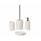 Toiletborstel Alexandra House Living Wit Zilverkleurig Nylon Roestvrij staal Polyresin 10 x 35 x...