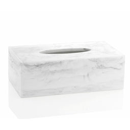 Doos voor doekjes Alexandra House Living Polyresin Marmer 13 x 8 x 24 cm