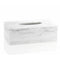 Doos voor doekjes Alexandra House Living Polyresin Marmer 13 x 8 x 24 cm