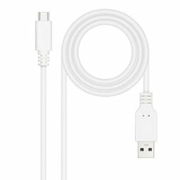 USB-kabel NANOCABLE 10.01.2103-W 3 m Wit