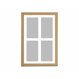 Fotolijsten Alexandra House Living Beige Hout Hout MDF 10 x 15 cm 2 x 42 x 32 cm Viervoudig