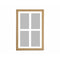 Fotolijsten Alexandra House Living Beige Hout Hout MDF 10 x 15 cm 2 x 42 x 32 cm Viervoudig