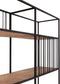 DTP Home Bookrack / Roomdivider Barra large, 5 shelves,210x140x35 cm, recycled teakwood