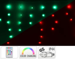 Nampook - Ijspegelverlichting 172led rgb kerstversiering