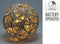 Nampook - Bal led 20 cm grijs kerstversiering