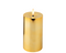Lumineo - LED kaars d7h15 cm goud/warm wit