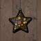 Anna's Collection - B.O.T. Star Glass Black Star 19 cm 10 Led Warm White