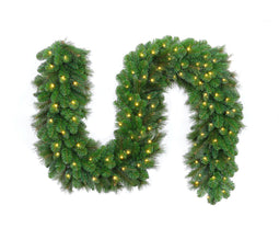 Holiday Tree - Kerstslinger Grandville Garland 540 x 35 met Led verlichting kerstboom