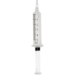 HD Collection - Ornament kerstbal Spuit Glas Wit 16.4 cm