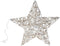 Nampook - Ster led 30 cm grijs-wit kerstversiering