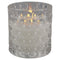 Magic Flame - LED kaars in glas 9,6cm helder B/O