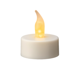 Lumineo - Theelcht plastic d3.8h4.6c wit 6st 294st
