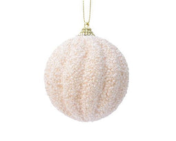 KSD - Kerstbal foam d8cm parel