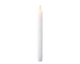 Lumineo - LED waving kaars d2h25 cm wit/warm wit 2st