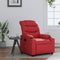 Fauteuil verstelbaar kunstleer rood