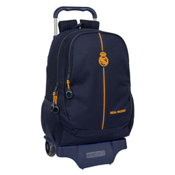 Schoolrugzak met Wielen Real Madrid C.F. 2nd Kit 24/25 Marineblauw 32 x 44 x 16 cm