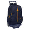 Schoolrugzak met Wielen Real Madrid C.F. 2nd Kit 24/25 Marineblauw 32 x 44 x 16 cm