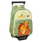 Schoolrugzak met Wielen Mufasa Groen Beige 27 x 33 x 10 cm