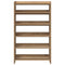 Schoenenrek 60x25x100 cm bewerkt hout artisanaal eikenkleur