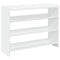 Schoenenrek 80x25x61,5 cm bewerkt hout wit