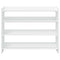 Schoenenrek 80x25x61,5 cm bewerkt hout wit