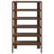 Schoenenrek 61x32x105 cm bewerkt hout bruin eikenkleur