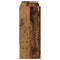 Schoenenrek 80x25x61,5 cm bewerkt hout oud houtkleurig