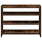 Schoenenrek 80x25x61,5 cm bewerkt hout gerookt eikenkleurig