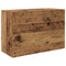 Badkamerwandkast 60x25x40 cm bewerkt hout oud houtkleurig