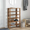 Schoenenrek 61x32x105 cm bewerkt hout oud houtkleurig