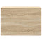 Badkamerwandkast 60x25x40 cm bewerkt hout sonoma eikenkleurig