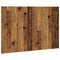 Hoofdeinde 120x1,5x80 cm bewerkt hout oud houtkleurig