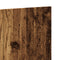 Hoofdeinde 120x1,5x80 cm bewerkt hout oud houtkleurig