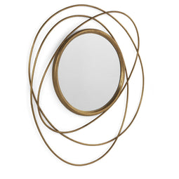 Hängspegel Alexandra House Living Gouden 76 x 84 x 3 cm