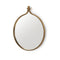 Hängspegel Alexandra House Living Gouden 60 x 72 x 2 cm